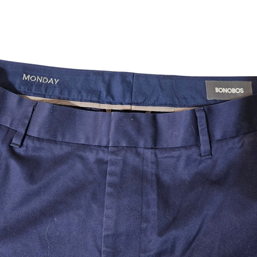 Bonobos‎ Monday Navy Blue Chinos Dress Pants Mens 34 30 Weekday Warrior